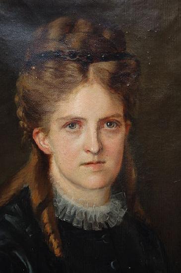 Horst Devens Freiin Emma von Langenmantel-Rosenberg 1873 Sweden oil painting art